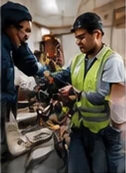 Practical trade test at a workstation